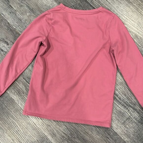 Kids Pink Graphic Long Sleeve Shirt - Picture 4 of 4